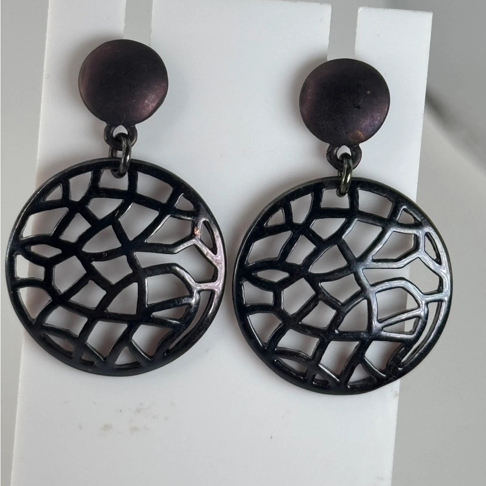 Black earrings